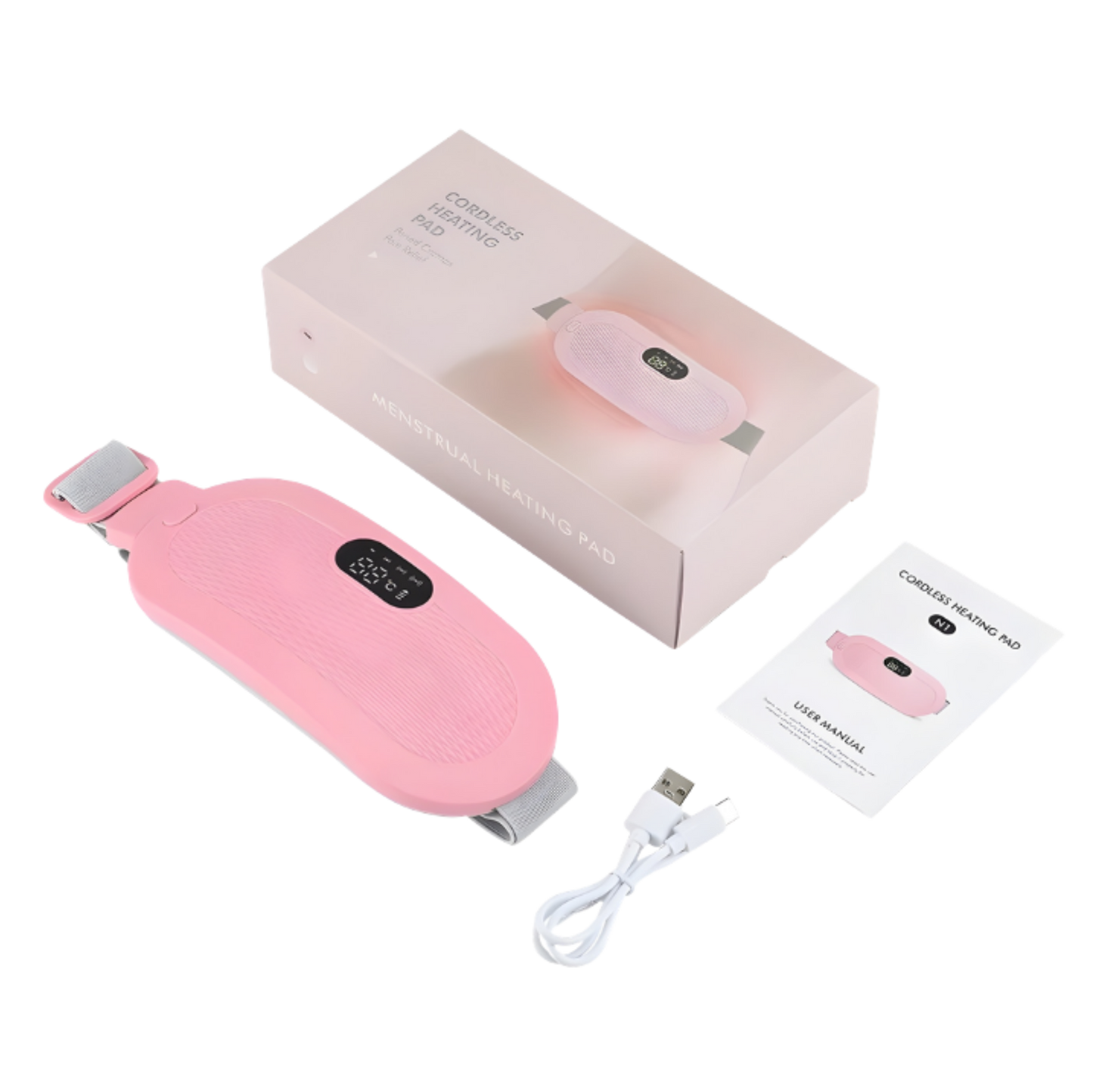 Cinturón término para aliviar el dolor abdominal y lumbar